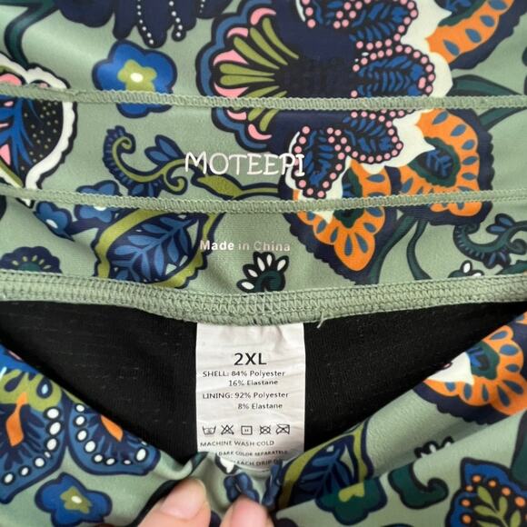 MOTEEPI Dressy High Waisted Athletic Golf Skirt/ Skort w/ Pattern & Pockets 2XL - Picture 10 of 10